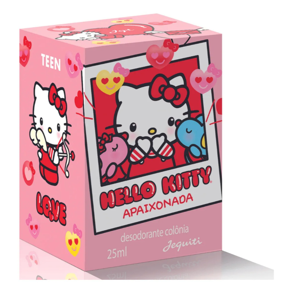 Perfume Deo Colônia Hello Kitty Apaixonada Jequiti 25ml Feminina