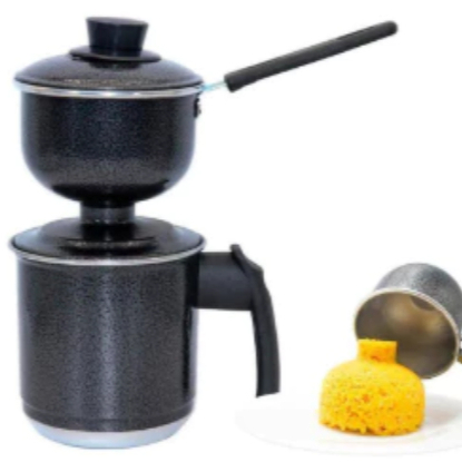 Cuscuzeiro a vapor nordestino "Peito de moça" Craqueado ou vermelho em Oferta na Shopee