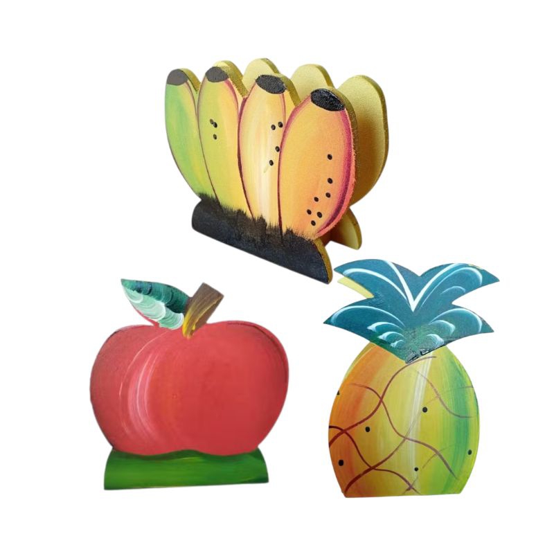 Porta- Guardanapo de Frutas- Maçã/Uva/Melancia/Abóbora/Pimenta/Banana/Morango/ Abacaxi/Caju- MDF 6 mm