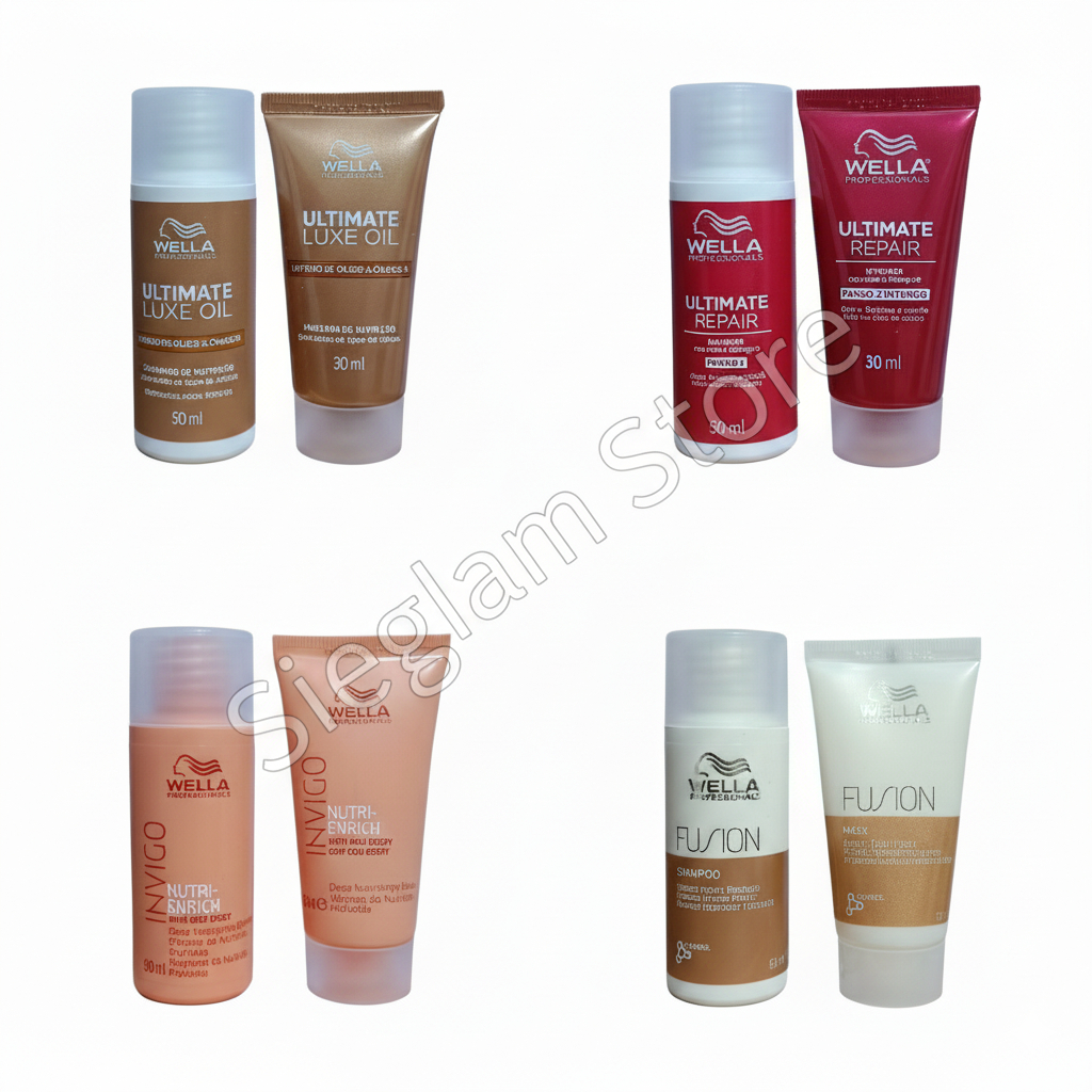 Kit Wella Sebastian Mini Tamanho Viagem (Travel Size) Miniatura para Cabelos em Oferta na Shopee
