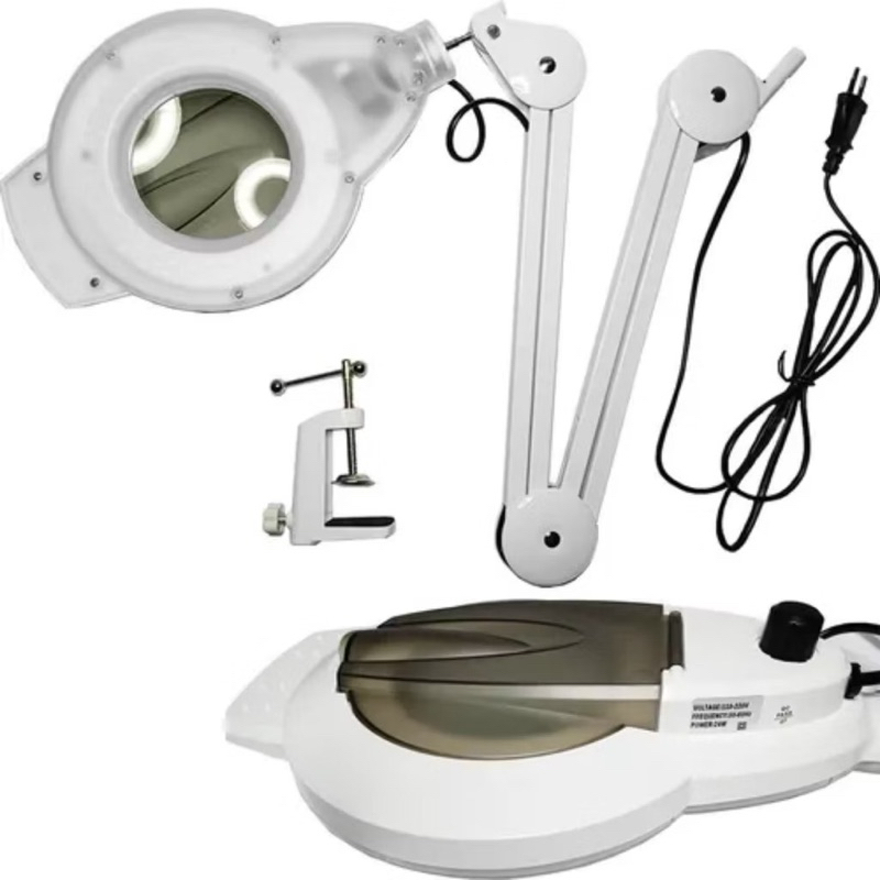 lupa Luminaria Led Profissional estética de mesa D&Z 10x