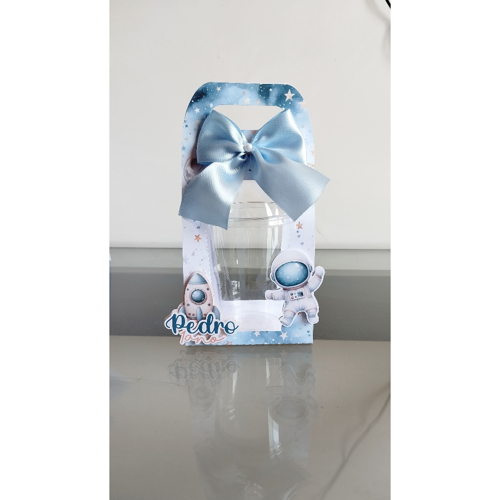 Copo Bolha Astronauta | Lembrancinha Aniversário Infantil | Mimos Personalizados Festa Infantil
