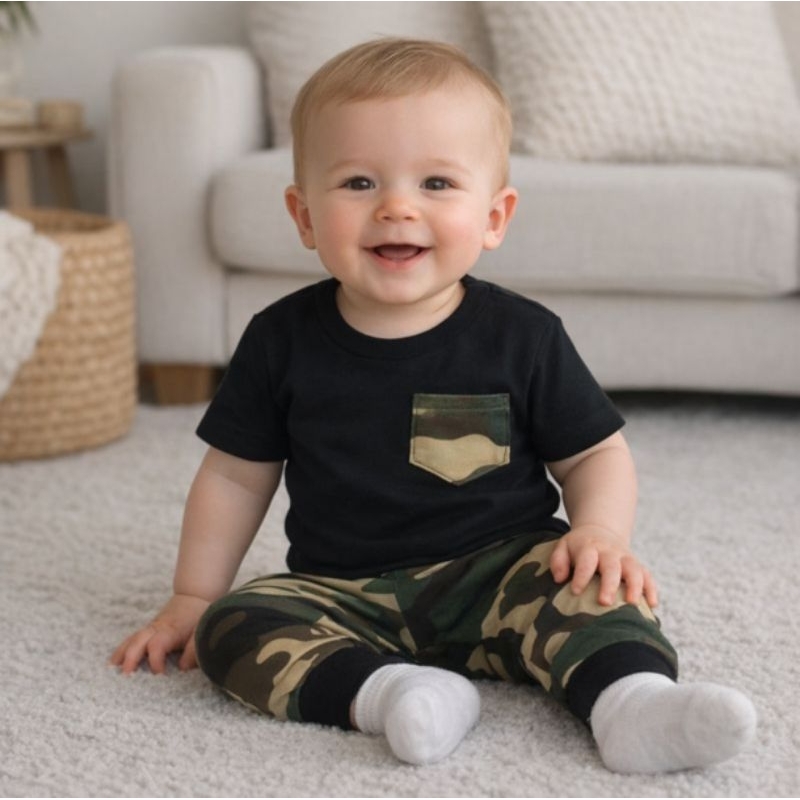Conjunto Camuflado Menino