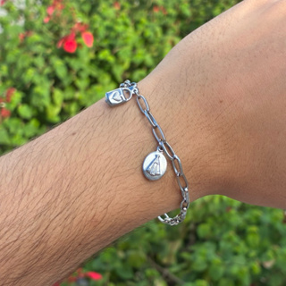 Cadeia Aço Inoxidável Pulseira Ajustável Consagração Nsa das Graças NSA Guadalupe NSA Aparecida São Bento Cadeia em Oferta na Shopee