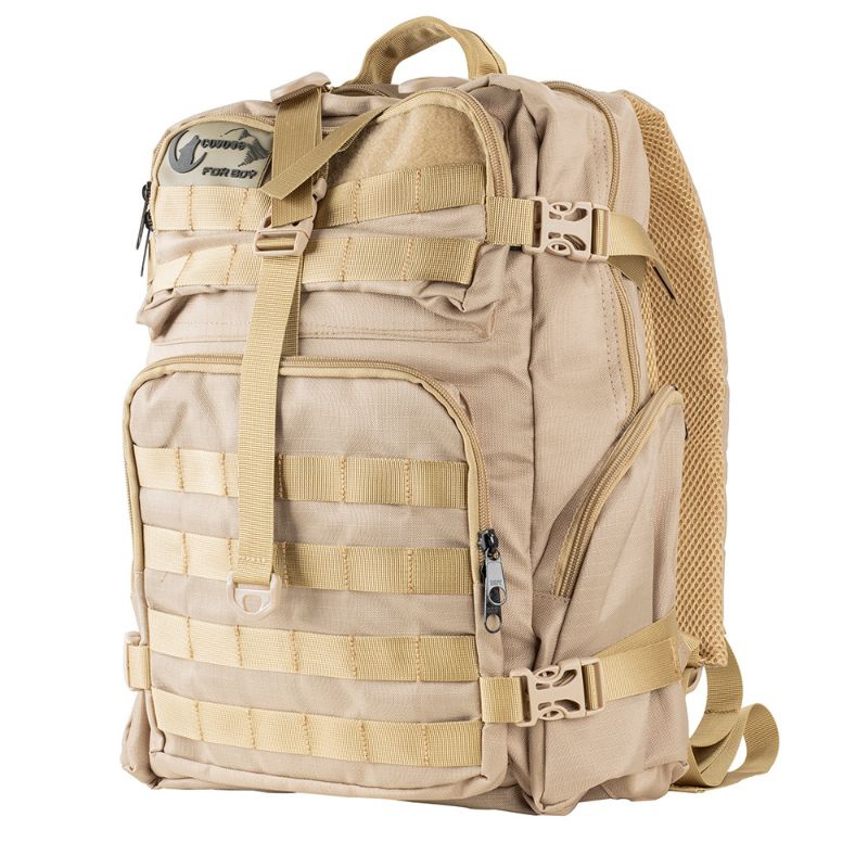 Mochila Tática Coyote Modular Com Porta Notebook