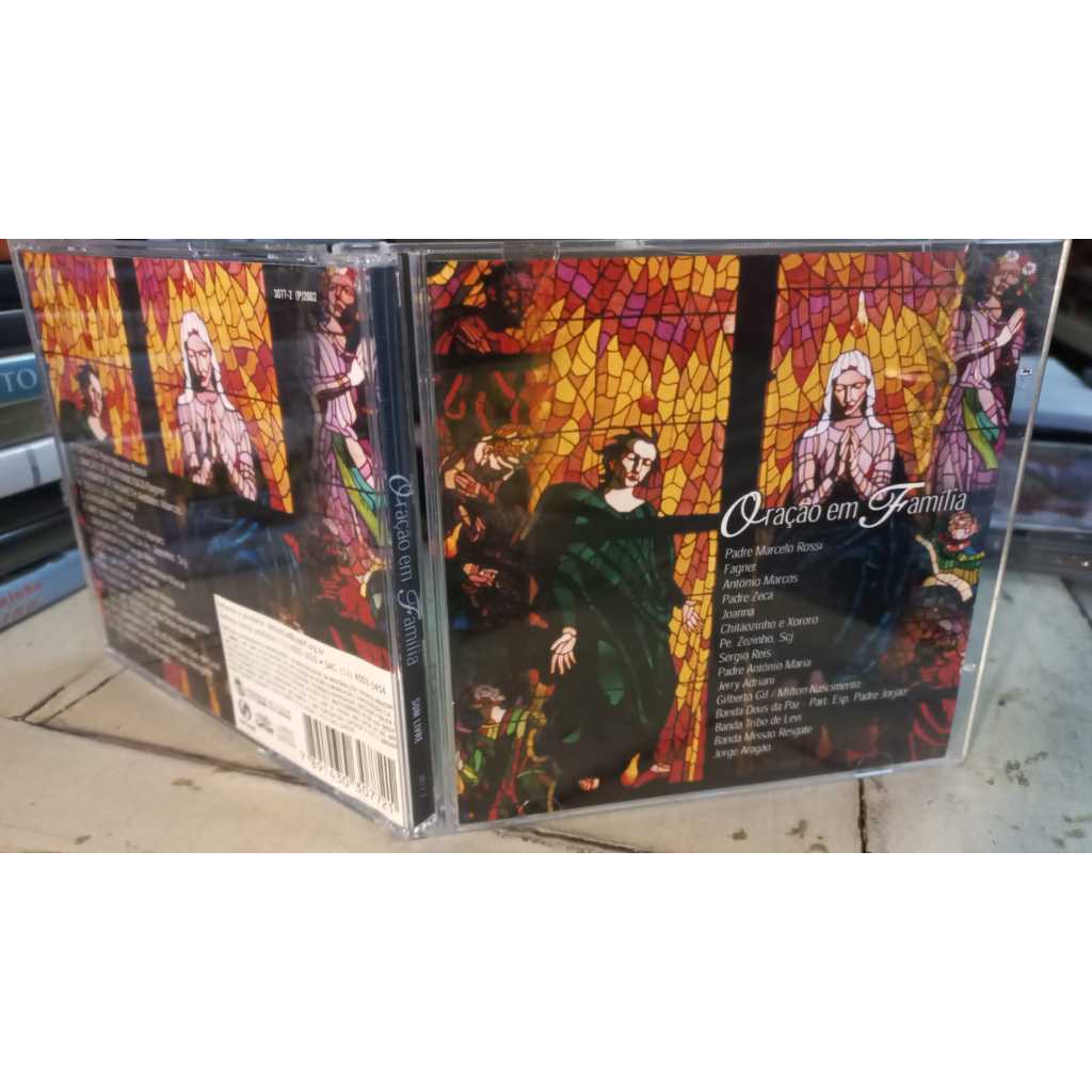 *CD Oração em familia (novo)marcelo fagner padre zeca joanna chitaozinho sérgio reis tribo de levi missão resgate