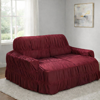 Capa De Sofá 4 Lugares King Grande Elasticada Retratil Cores em Oferta na Shopee