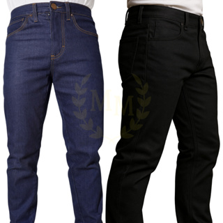 Calça Masculina Jeans Trabalho Tradicional Elastano Azul Preta Premium em Oferta na Shopee