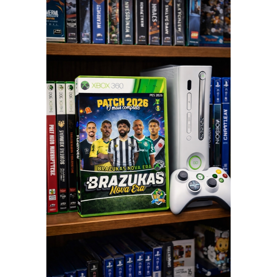 PES 2026 BRAZUKAS VERSÃO JANEIRO XBOX 360 em Oferta na Shopee