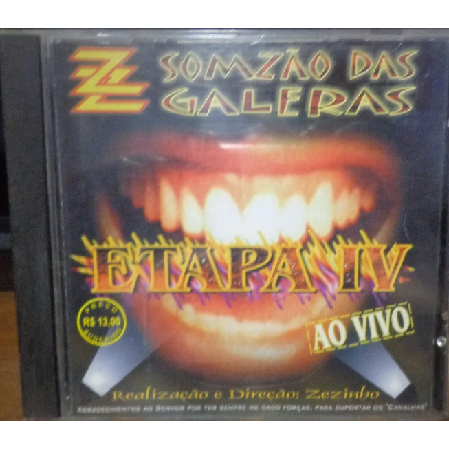 Cd Somzão Das Galeras Etapa 4 MC BOLA DE FOGO MISTER SAM Funk DJ Marlboro Impecável