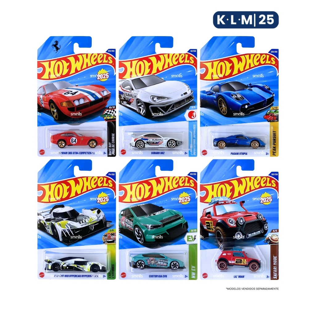 Hot Wheels - Carrinho Miniatura À Escolha - Lote K, L, M - Original