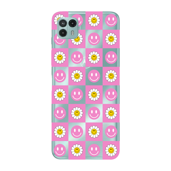 Capinha para Moto G50 5G Anti Impacto Personalizada - Girassol e Smiles