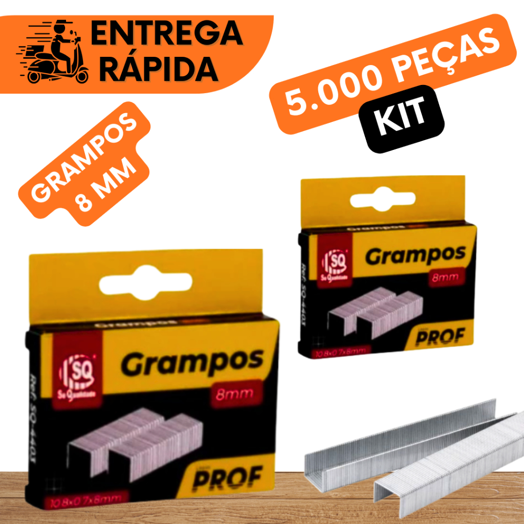 KIT DE GRAMPOS PARA GRAMPEADOR FIXAÇÃO FIRME GRAMPOS METÁLICOS USO DOMÉSTICO PROFISSIONAL NÃO SOLTA em Oferta na Shopee