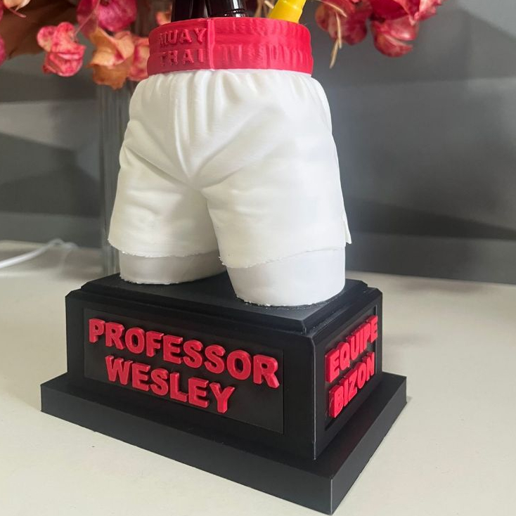 Bermuda de Muay Thai, Jiu-Jitsu, MMA e Kickboxing – Porta Caneta / Troféu / Presente