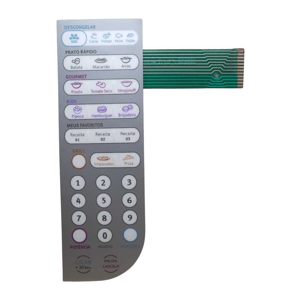 Membrana Teclado Microondas Electrolux MEG41Y