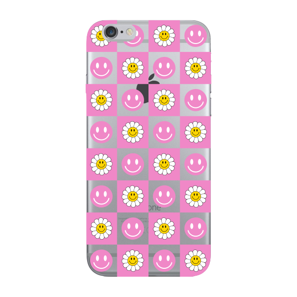 Capinha para iPhone 6 / 6s Anti Impacto Personalizada - Girassol e Smiles