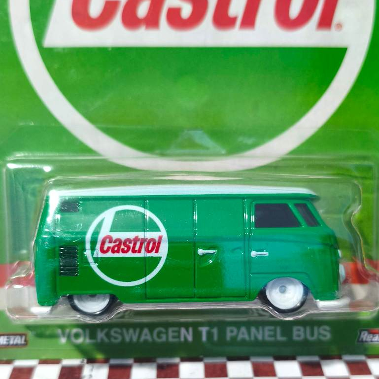Hot Wheels Premium Volkswagen T1 Pabel Bus -Castrol