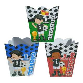 Centro de Mesa Cachepô para Lembrancinhas Futebol em Oferta na Shopee