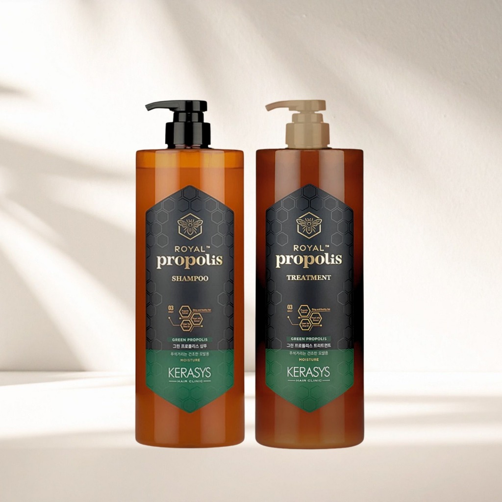 Kit Kerasys Royal Própolis Green - 1 Litro - Shampoo + Tratamento em Oferta na Shopee