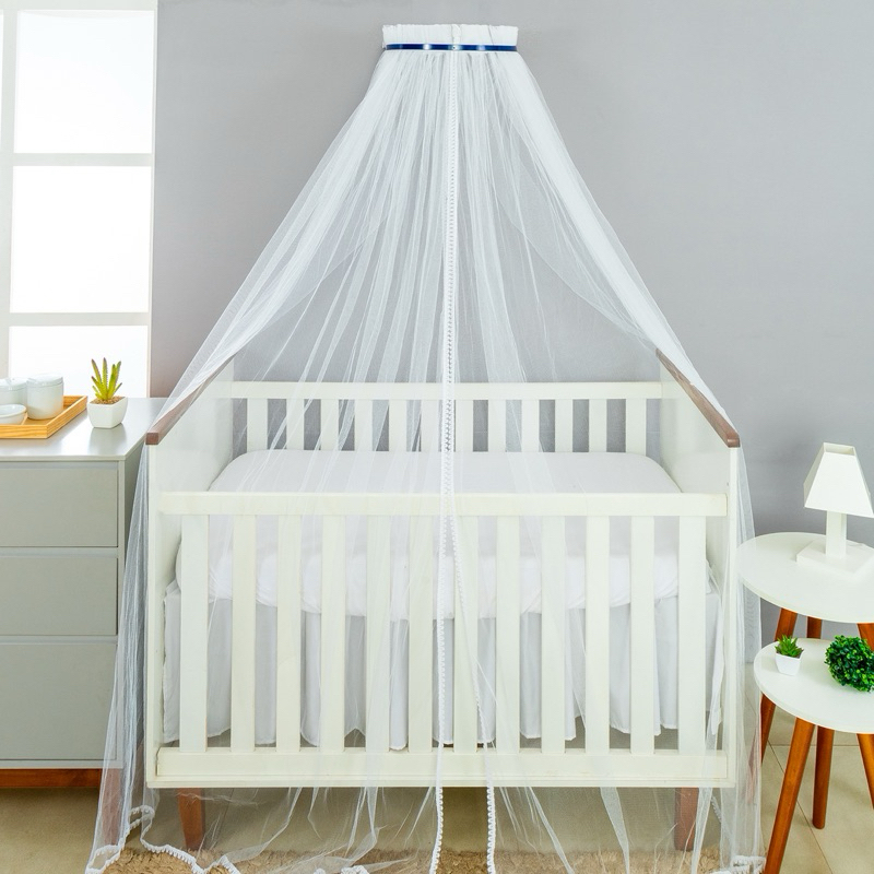 Dossel Azul Marinho Liso + Mosqueteiro