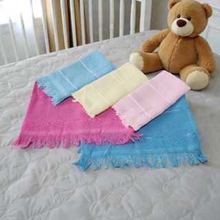 Kit 6 Toalhas de Boca Babete para Bebê 100% algodão e macia para Bordar em Oferta na Shopee