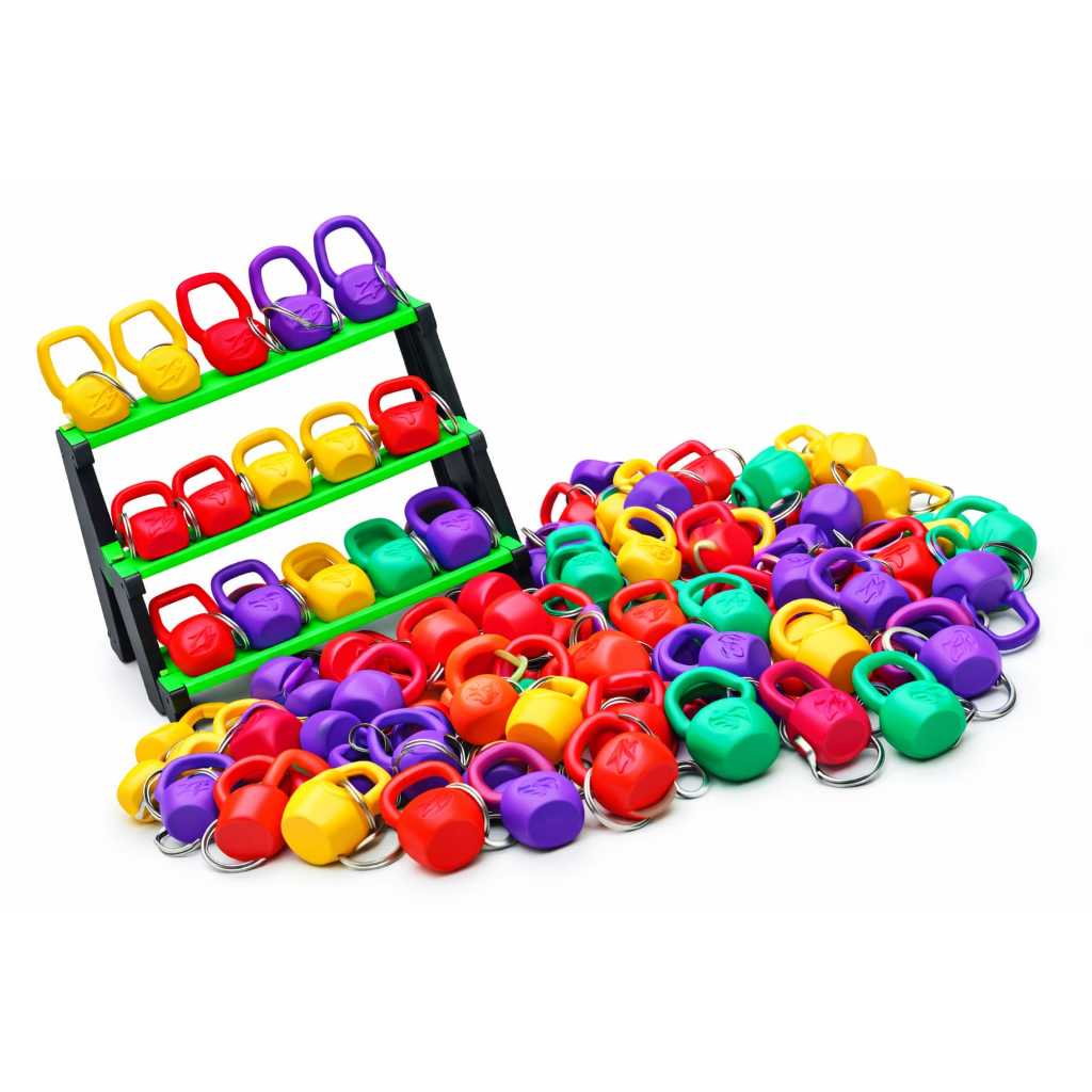 Kit Com 25 Chaveiros Keltball Fitness Kettlebell Academia