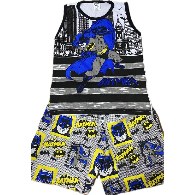 Conjunto Infantil Batman - Camisa -  Short -  Super Heróis - Batman - Criança