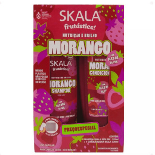 Skala Frutástica Kit 1 shampoo Morango 325ml+1 Condicionador 200ml em Oferta na Shopee