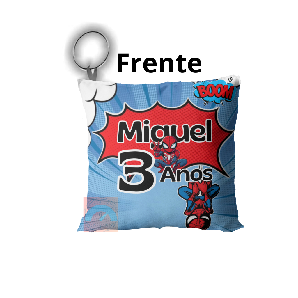Kits 10 a 60 Almochaveiros Personalizados Lembrancinhas tema Homem-aranha Spider-man