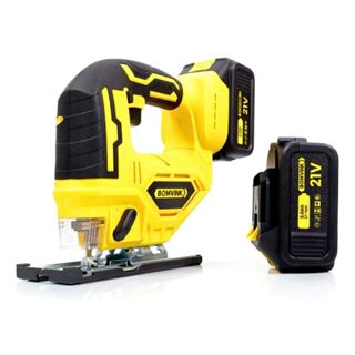 Serra Tico-tico a Bateria Com 2 Baterias 21v ou 12v - Sem Fio Cortar Madeira Potente - Bivolt em Oferta na Shopee