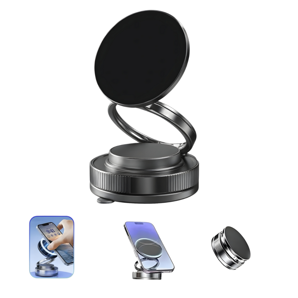 Suporte Magnético Articulado Para Celular MagSafe 360° Mesa Parede Carro