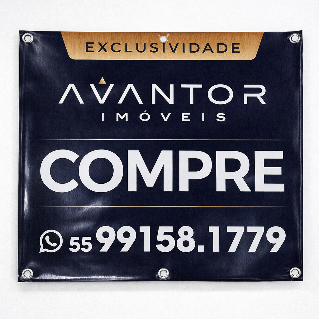 Placa Imobiliária Profissional | Venda ou Aluguel | Personalizada - 10 unidades