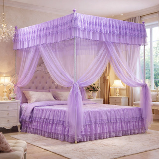 Kit mosquiteiro + armação palácio Completo Casal e Queem linha premio em Oferta na Shopee