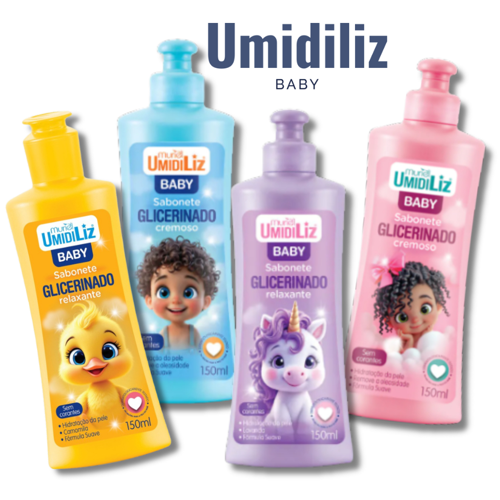 Ativador de Cachos Umidiliz baby 150ml MURIEL - Escolha o seu em Oferta na Shopee