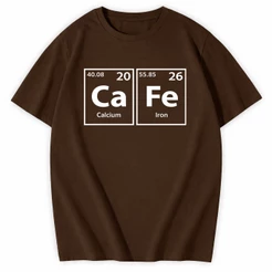 Camiseta Masculina Cafe Estampa Criativa Química Humor Algodão