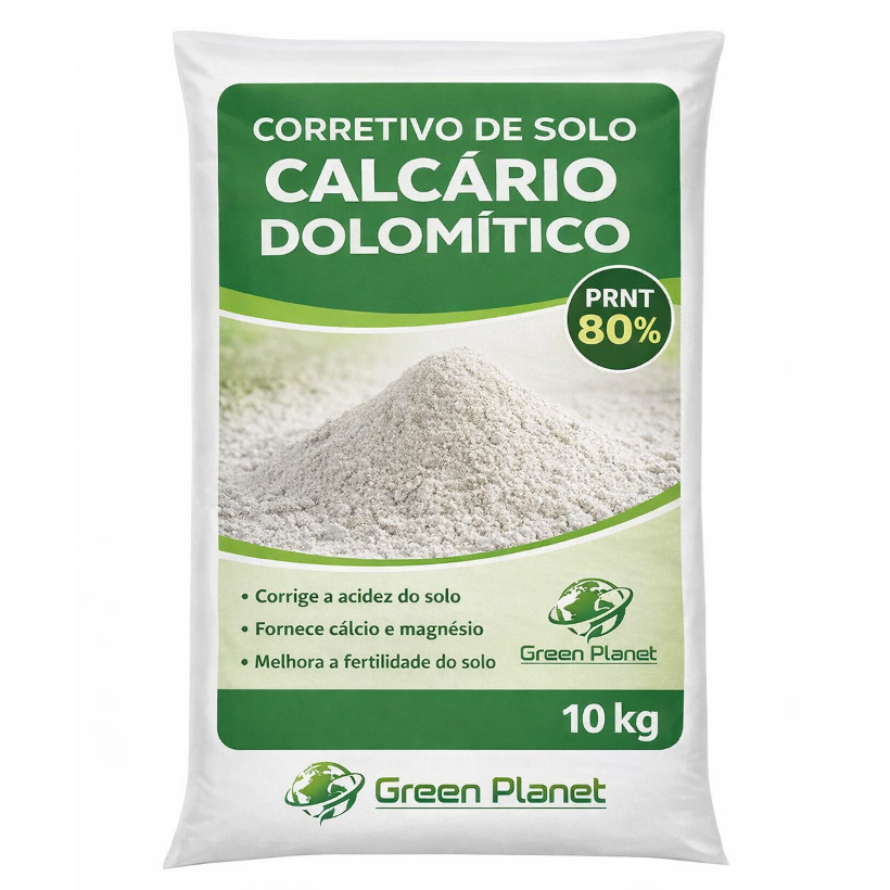Corretivo de Solo Calcário Dolomítico PRNT 80% – Escolha a quantidade!