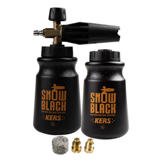 Canhão De Espuma Snow Black 1LT Snow Foam Kers (Engate Rápido) + Reservatório Reserva em Oferta na Shopee