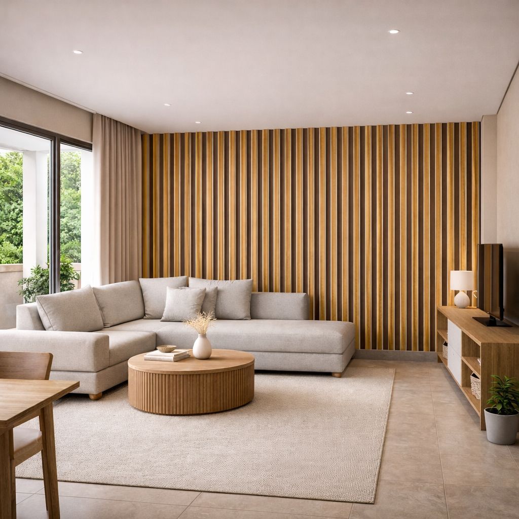 Papel De Parede 1 Até 6 metros Adesivo Ripado Autocolante Envelopamento Madeirado Quarto Hall Sala em Oferta na Shopee