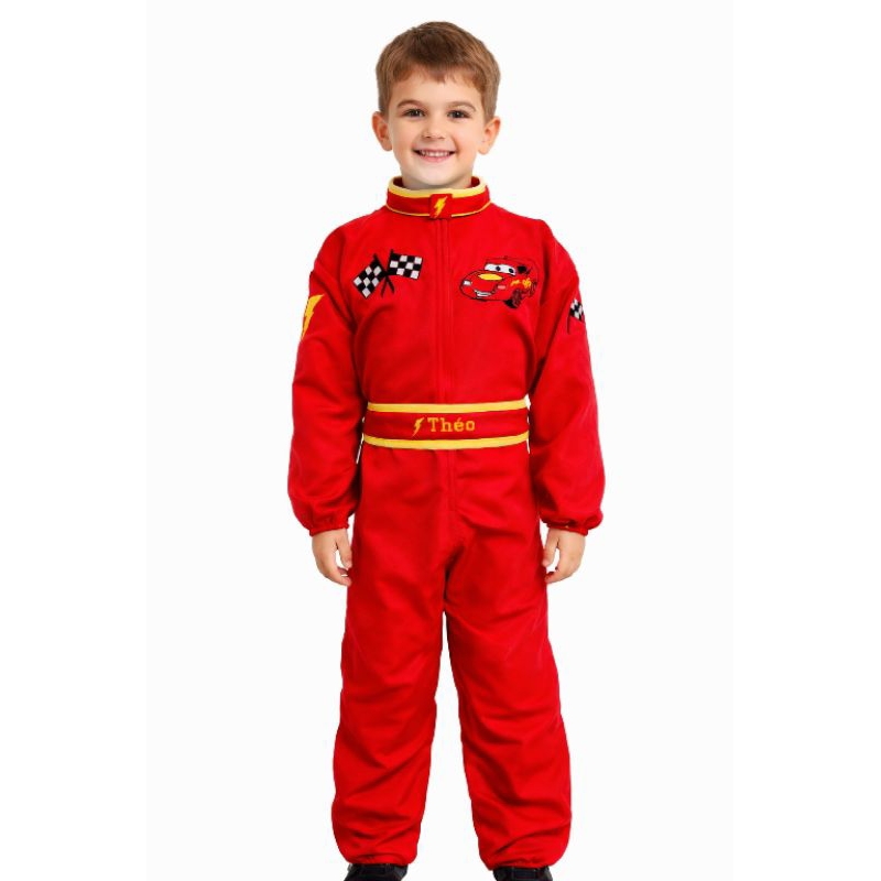 Macacão Infantil Fantasia Relâmpago McQueen Carros em Oferta na Shopee