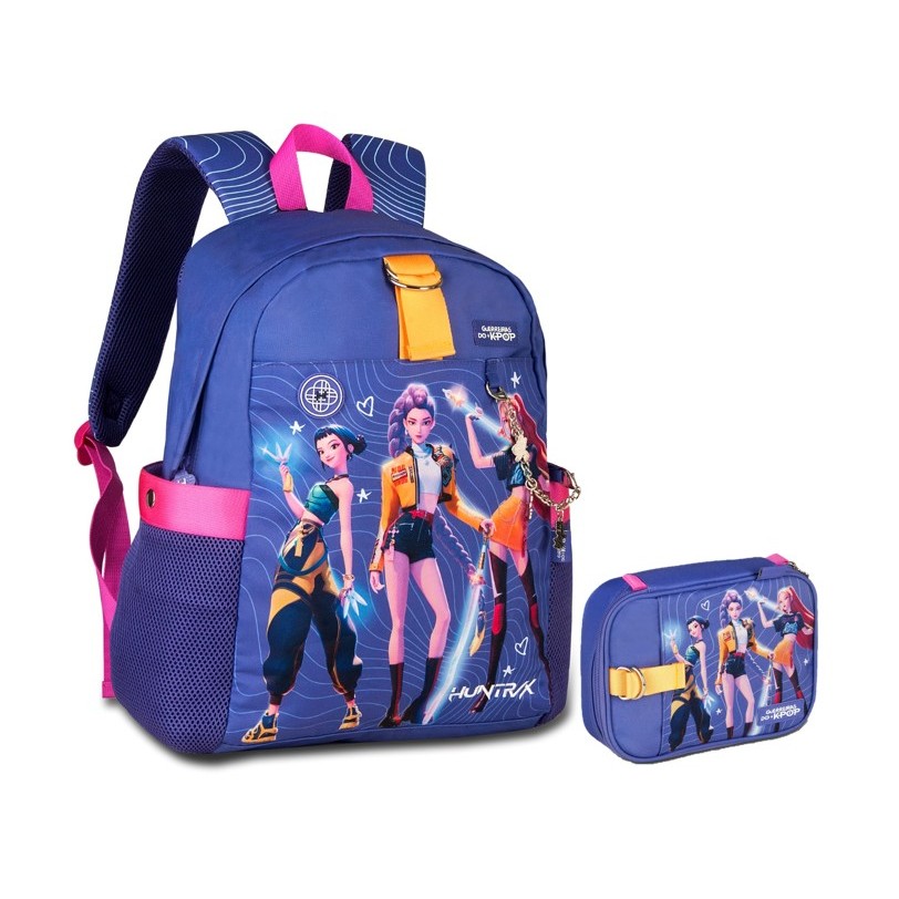 Kit Escolar Guerreiras do K-pop – Mochila + Estojo em Oferta na Shopee