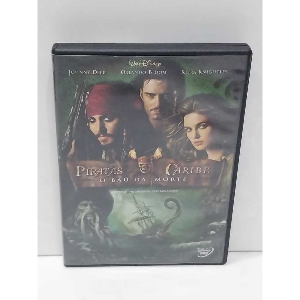 Dvd Piratas Do Caribe - O Baú Da Morte (johnny Depp) Usado