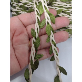 3 ou 5 metros galão sianinha fita de cipó com folhagens para decoração e artesanato. em Oferta na Shopee