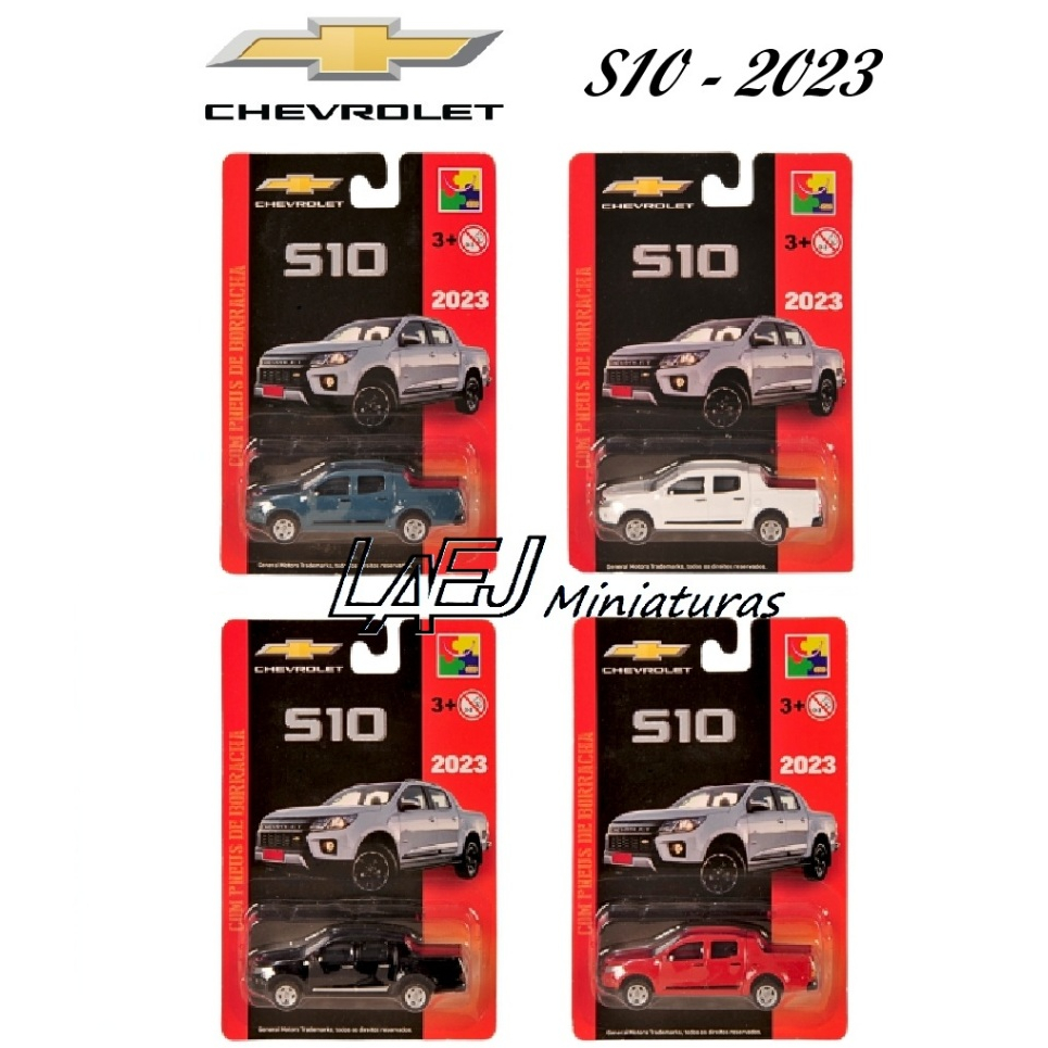 Miniatura Chevrolet S10 - CKS - 1/64 - Pneus de borracha