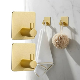 Kit 2 Gancho de parede Inox, Gancho Adesivo, cozinha, quarto, banheiro Alta Fixação, Suporte parede em Oferta na Shopee