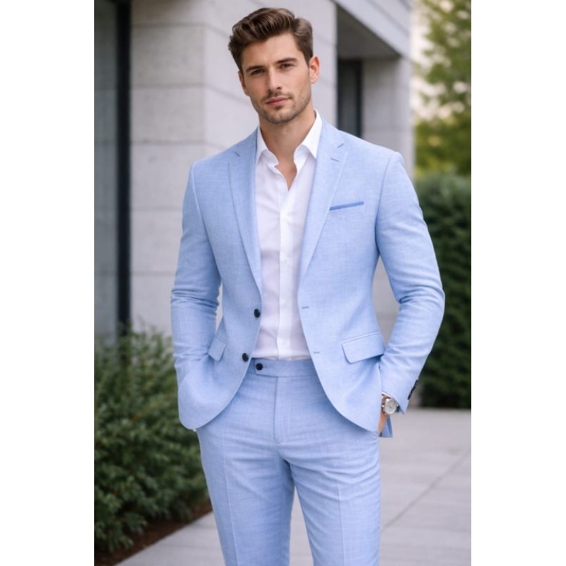 Kit Terno Masculino Slim Completo (Paletó+Calça)