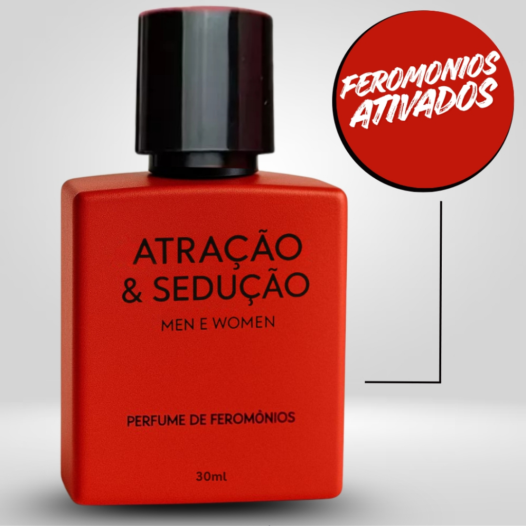 Perfume Atração Evolution Perfume Com (Feromônios Ativados Men e Women - 30ml