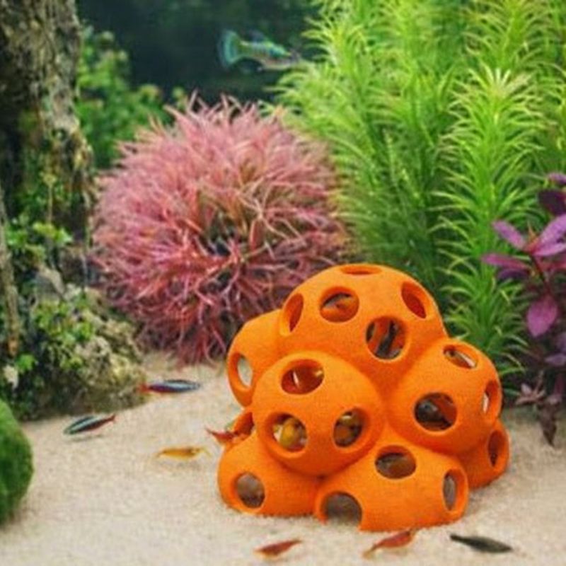 Caverna / Toca para Camarão Neocaridina e Peixes de Fundo COM ABAS INFERIORES PARA FIXAÇÃO NO SUBSRTATO em Oferta na Shopee