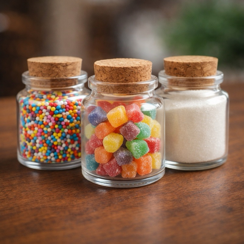 Kit Mini Potinhos 45ml Com Rolha Cortiça Lembrancinha Doces Vela Festa Casamento em Oferta na Shopee