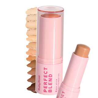 Base Stick Perfect Blend Ruby Rose | Alta Cobertura | Fácil de Esfumar | Original