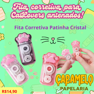 Fita Corretiva Patinha Cristal 6m - UN em Oferta na Shopee